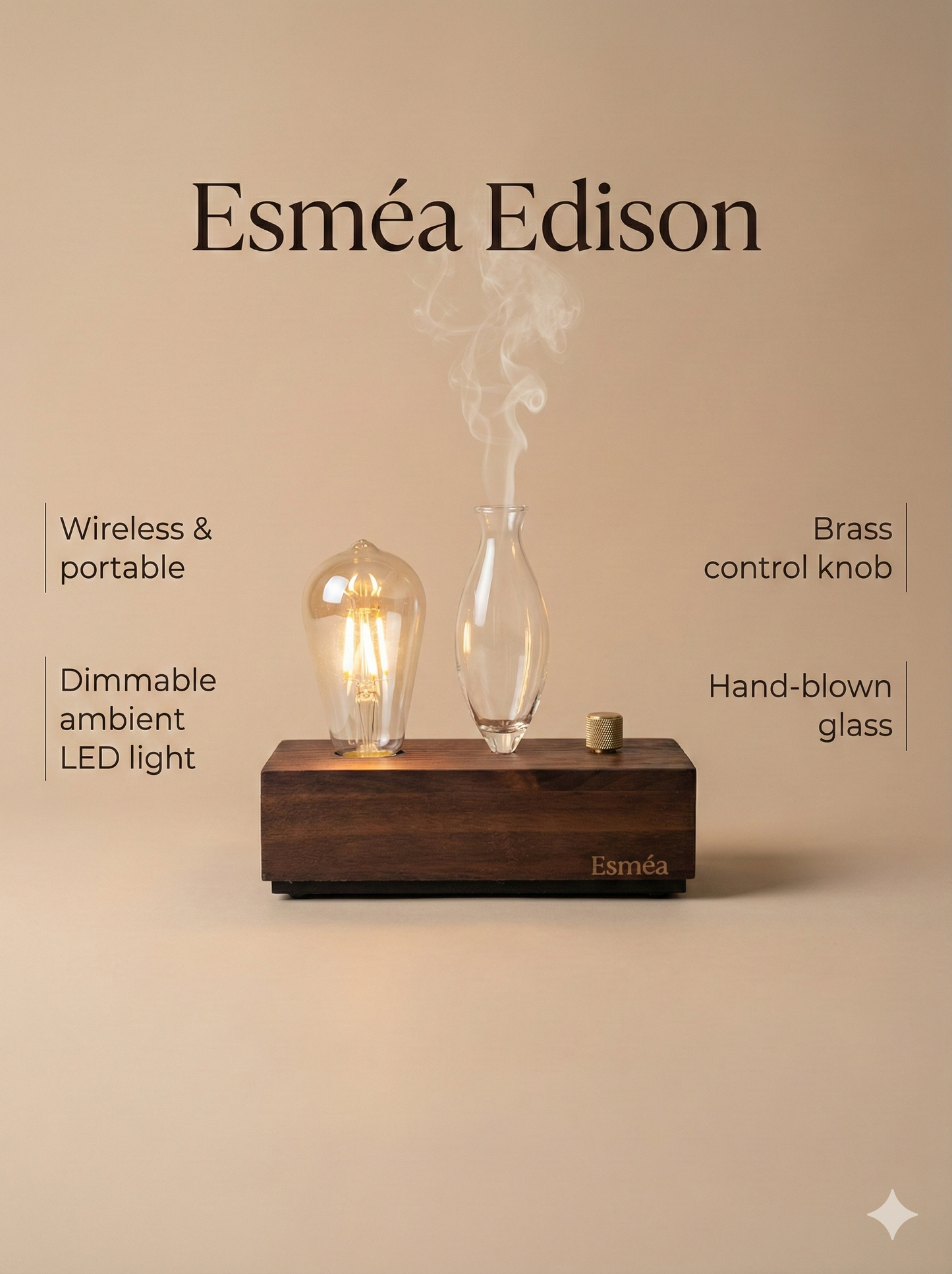 ESMÉA EDISON WIRELESS (With complimentary Oil of your choice)